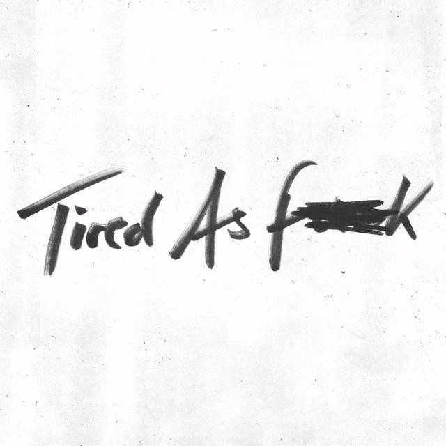 Artwork for The Staves Tired As Fuck / Train Tracks